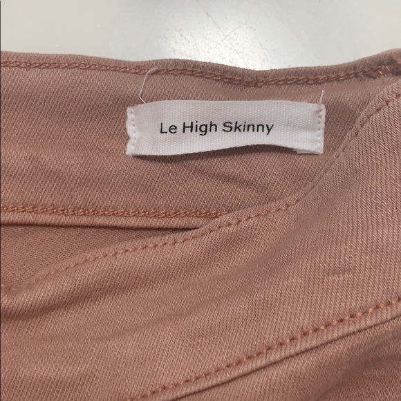 Frame Le High Skinny Jeans in Dusty Rose Size 26 - Picture 5 of 12